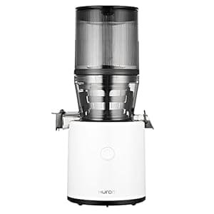 Hurom H320 Slow Juicer, White | Self-Feeding Cold Press Juice Machine for Vegetables and Fruit | High Yield | BPA Free | 500ml (16.90z) Chamber | Slow Squeeze | Easy to Clean